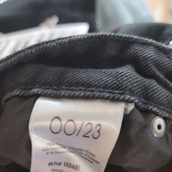 Simple Society black embellished stars jeans juniors size 00/23 - Picture 6 of 6